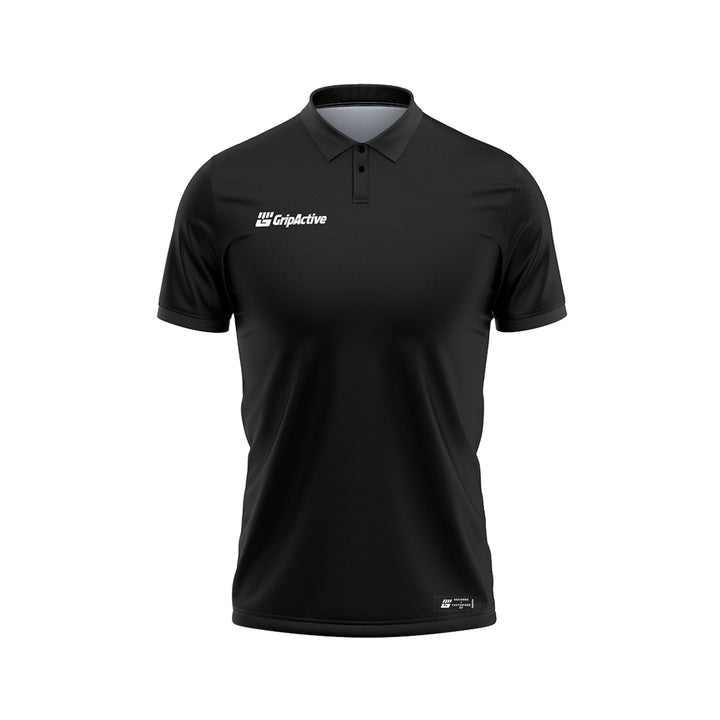 cricket polo - black